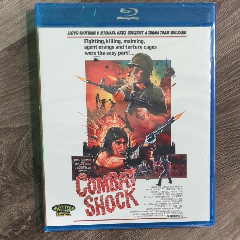 Combat Shock Blu-ray – Troma Cult War Horror Classic